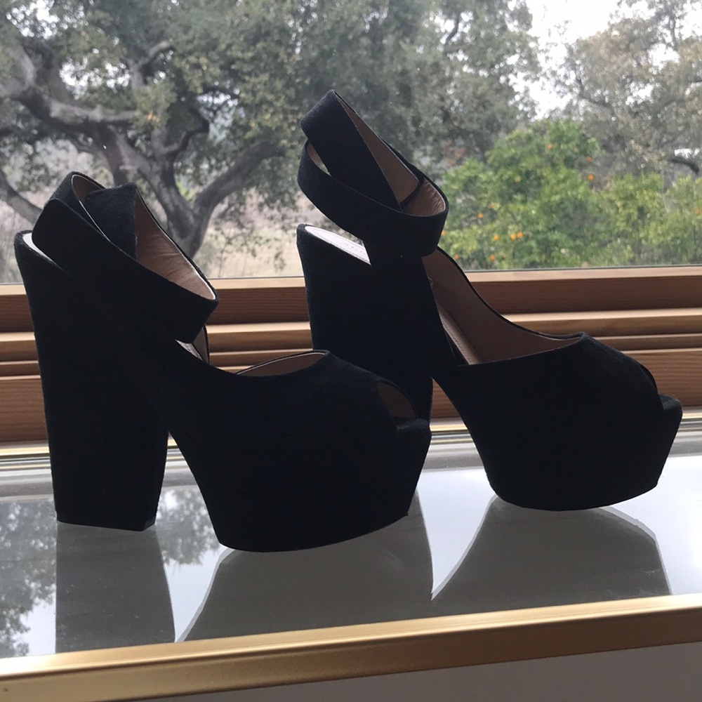 Celine platform wedges